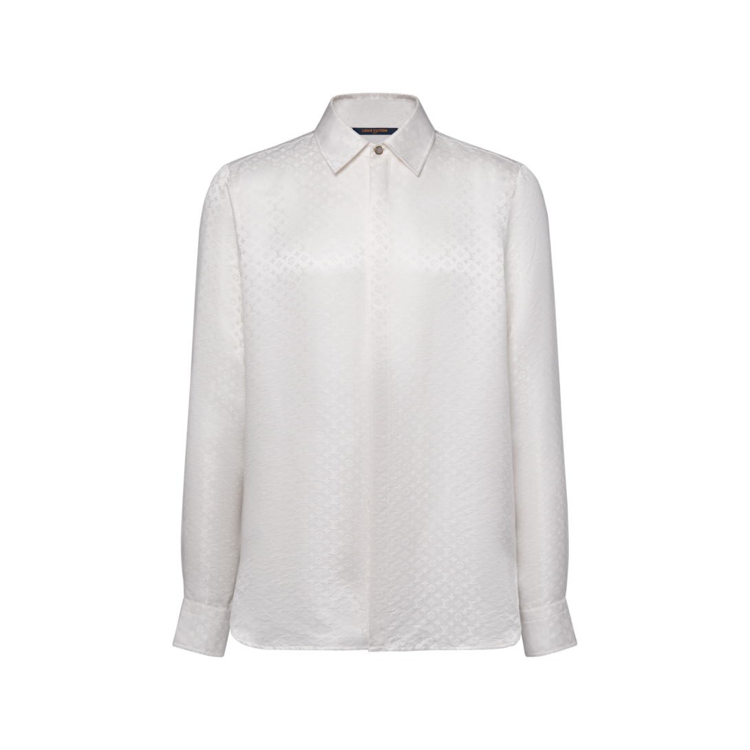 Mini Monogram Silk Evening Shirt - Ready-to-Wear | LOUIS VUITTON